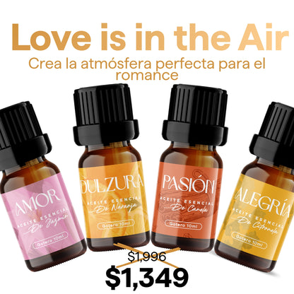 Love is in the Air - Aceites Esenciales para crear una atmósfera romantica