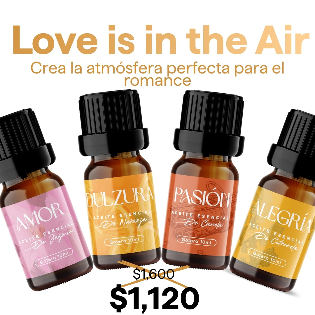 Love is in the Air - Aceites Esenciales para crear una atmósfera romantica