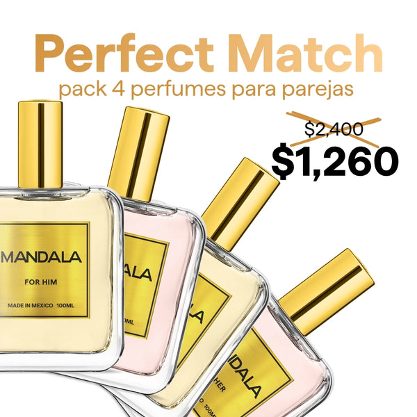 Perfect Match - pack 4 perfumes para parejas