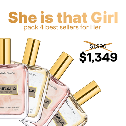She is that Girl - Pack de nuestros 4 best sellers for Her